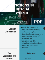 Functions in THE Real World