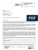 Secretaría Distrital Del Hábitat Alcaldía Mayor de Bogotá: Documento Electrónico