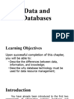 Data and Databases