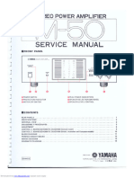 Yamaha M-50 Stereo Power Amplifier Service Manual EN