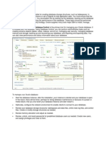 Oracle Enterprise Manager Database Control Is The Primary Tool For Managing Your Oracle Database. It