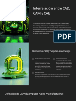 Interrelacion Entre CAD CAM y CAE