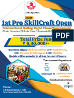 1st Pro Skillcraft Open Fide Rated (27-28 July), Delhi