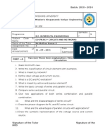 Electrical Circuits & Networks Question Bank