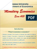 Monetary Economics Chap 1