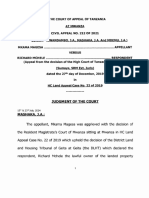 MD, Mendez - Involvement of Assessors in The District Land and Housing Tribunal, MKAMA MAGESA v. RICHARD MCHELE