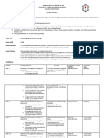 Syllabus in Facilitating Learning