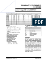 1K Microwire Compatible Serial EEPROM: 93AA46A/B/C, 93LC46A/B/C, 93C46A/B/C