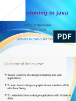 Programming in Java