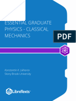 Essential Graduatephysics-Classical Mechanics