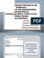 Requisitos de Impresión y Llenado de Factura, Nota de Venta, Nota de Venta Simplificada y Comprobantes de Retención