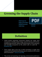 Greening The Supply Chain - Final