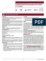 Liquichek Whole Blood Immunosuppressant Control Levels 1, 2, 3 and 4