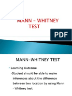 Mann Whitney Example