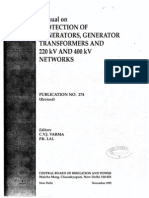 Manual On Protection of GEN and GEN Transformer and 220 KV and 400 KV Network CBIP