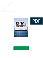 Get CPM in Construction Management, Eighth Edition - Ebook PDF Version Free All Chapters