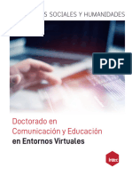 Brochure Doctorado en Comunicacion y Educacion en Entornos Virtuales