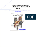 Full Download Cultural Anthropology Canadian Canadian 4th Edition Haviland Test Bank All Chapter 2024 PDF