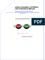 Microeconomics Canadian 1st Edition Bernheim II Solutions Manual All Chapters