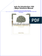 Investments An Introduction 10th Edition Mayo Solutions Manual All Chapters