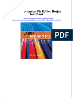 Labor Economics 6th Edition Borjas Test Bank All Chapters