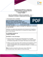 Guía de Actividades y Rúbrica de Evaluación - Unidad 1 - Paso 1 - Indagando Conceptos y Explorando Herramientas