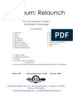 Afterburn - Relaunch - Title Page and Program Notes