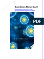 Full Download Biological Essentialism Michael Devitt File PDF All Chapter On 2024