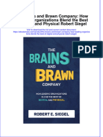 The Brains and Brawn Company: How Leading Organizations Blend The Best of Digital and Physical Robert Siegel Full Chapter Instant Download