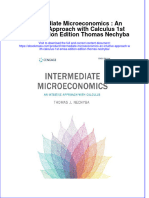 Full Download Intermediate Microeconomics: An Intuitive Approach With Calculus 1st EMEA Edition Edition Thomas Nechyba File PDF All Chapter On 2024