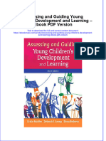 Assessing and Guiding Young Children's Development and Learning - Ebook PDF Version Full Chapter Instant Download