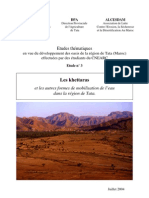 Les Khettaras Et Les Autres Formes de Mobilisation de L'eau Dans La Région de Tata