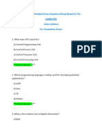 Computer MCQ For Competitive Exams