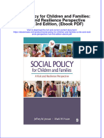 Full Download Social Policy For Children and Families: A Risk and Resilience Perspective (NULL) 3rd Edition, (Ebook PDF) File PDF All Chapter On 2024