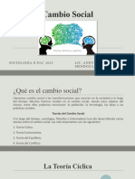 Teorías Del Cambio Social