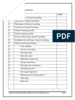 Clinical Teaching Methods