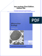 Full Download Mitonuclear Ecology First Edition. Edition Hill File PDF All Chapter On 2024