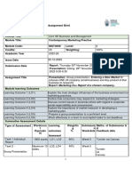 Assignment Brief Intake 3 M3 - 27th October 2023