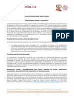 Aviso de Privacidad Simplificado - Participa 03112023