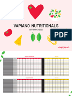 Vapiano Nutritionals Steve