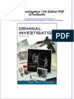 Full Download Criminal Investigation 11th Edition PDF (Etextbook) File PDF All Chapter On 2024