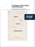 Full Download Asking and Telling in Conversation Anita Pomerantz File PDF All Chapter On 2024