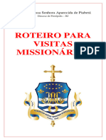 Roteiro para Visitas Missionárias