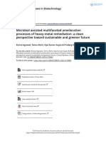 Microbial Assisted Multifaceted Amelioration Processes of Heavy-Metal Remediation: A Clean Perspective Toward Sustainable and Greener Future