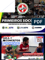 PDF Slides Curso Primeiros Socorros Lei Lucas 2024 Aula 1 Conceitos Fundamentais Versao para Alunos