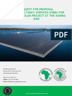 Floating Solar Project at The Kariba Dam