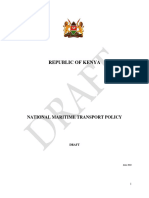 National Maritime Transport Policy