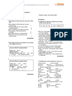 PRE-INTERMEDIATE End of Cousrse Test