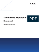 Me-Series Installation-Manual Spanish Option