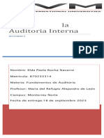 Infografia, Auditoria Interna